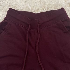 H&M Burgundy Sweatpants